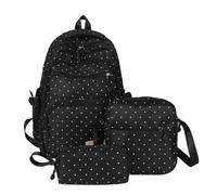 Aesthetic Dot Backpacks For Girls 3 Piece Compartment Bookbag, Kids Cartoon | Kids Cartoon Backpacks For Girls 3 Piece Aesthetic Dot Compartment Bookbag, For Students Kindergarten Preschool Elementary