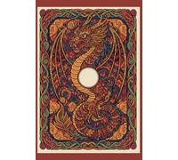 Aesthetic Dragon Zen Doodle Dot Grid Journal: 100 Page Dotted Notebook with Premium Cream Paper | 6x9 Matte Hardcover for Creative Writing, Mindfulness, and Dragon Art Lovers