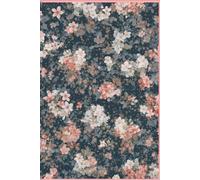 Aesthetic Floral Journal: 6x9 Lined Dark Floral Notebook for Women & Teens: A Pretty & Moody Ditsy Floral Pattern Notebook | The Perfect Cute Botanical Gift for Students and Teachers