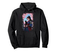 Aesthetic Girl Samurai Cat Anime Japonés Hombres Mujeres Niños Sudadera con Capucha