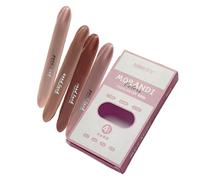 Aesthetic Highlighters - Double Ended Colored Marker Pen Set 4 Pcs | Smooth Ink Flow Duall Tip Writing Pens, Soft Pastel Eye Protection Highlighters For Journaling, Planners, Work, Study Notes