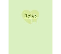 Aesthetic Light Green Notebook for Notes-8x10 in, 250 Wide Ruled Pages, Matte finish, Office Stationery: Adorable Stationary for School & College, ... for Kids, Aesthetic Stationery Gift Ideas