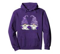 Aesthetic Lilac Gnomes For Awareness Lavender Purple GNOME Sudadera con Capucha
