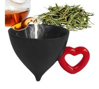 Aesthetic Mug Ceramic Coffee Cup - Stylish Drinkware for Home | Porcelain Material with Matte Finish, Comfortable Handle, Heat Resistant Design, Ideal for Tea Coffee 3.86x5.63x3.35 in