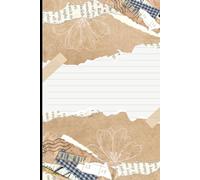 Aesthetic Notebook: Blank Lined Journal, 120 Pages, 6 x 9 inches | Simple, and Writable Cover for Personal Use, School, or Office