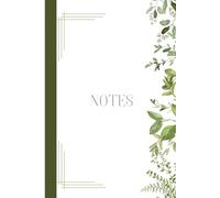 Aesthetic notebook for daily use: Nice notebook with lined pages, practical to keep notes of everything important of your day.
