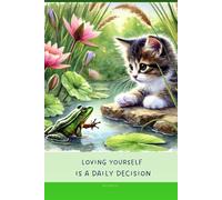 Aesthetic Notebook with Motivational Quote on the Cover: Find joy in simple moments