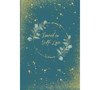 Aesthetic Notebookl For Women: Lined Journal | 110 Pages | 6" x 9" | Blue and Gold Soft Cover for Mindful Notes & Reflections