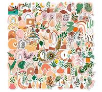 Aesthetic Pegatinas de Bohemia 100 Uds, Vintage Vinyl Stickers para Guitarra, Equipaje, Scooter, Scrapbooking