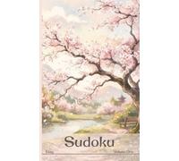 Aesthetic Pocket Sudoku Easy Volume One: Pretty Travel Size Puzzle Book | Watercolor Cherry Blossom | 100 Relaxing Easy Puzzles with Solutions and Instructions