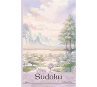 Aesthetic Pocket Sudoku Hard Volume One: Pretty Travel Size Puzzle Book | Watercolor Lotus Blossom Pond | 100 Relaxing Challenging Puzzles with Solutions and Instructions