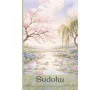 Aesthetic Pocket Sudoku Mixed Volume One: Pretty Travel Size Puzzle Book | Watercolor Chinese Landscape | 100 Relaxing Multi Level Puzzles with Solutions and Instructions