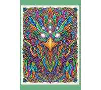 Aesthetic Prismatic Griffin Zen Mandala Dot Grid Journal: 100 Page Dotted Notebook with Premium Cream Paper | 6x9 Matte Hardcover for Creative Writing, Mindfulness, and High-Vibration Art