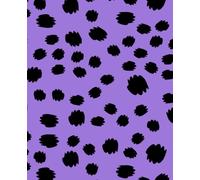 Aesthetic Purple Notebook: Cute Creative Journal for Everyday Use. 110 Lined Pages. Soft Matte Cover