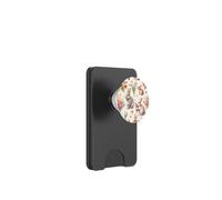 Aesthetic Spring Flower Patter Vintage Easter Bunny Rabbit PopSockets PopWallet para MagSafe