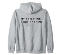 Aesthetic Urban Design, My Boyfriend is out of Town Sudadera con Capucha