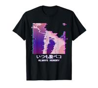 Aesthetic Vaporwave Anime Boy Eboy Egirl Always Hungry Camiseta
