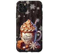 Aesthetic Winter Decor with Toffee Hot Cocoa Cute Snowflake Carcasa para iPhone 11 Pro MAX