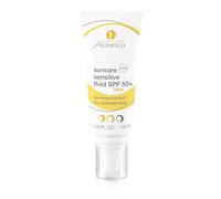 AESTHETICO Suncare Sensitive Fluid SPF 50+ 100ml - Crema solar facial con protección UV muy alta, se absorbe rápidamente, sin residuos, sin perfume, todo tipo de pieles, acné de Mallorca, alergia al