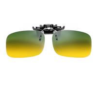 Aestustheri 1 gafas de conducción nocturna con clip - Gafas antirreflejos para visión nocturna - Gafas polarizadas de día y noche - Gafas con protección UV para reducción del deslumbramiento de los