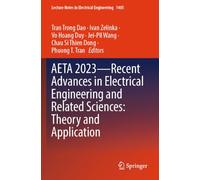 AETA 2023-Recent Advances in Electrical Engineering and Related Sciences: Theory and Application: 1405 (Lecture Notes in Electrical Engineering, 1405)