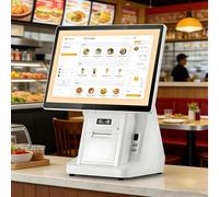 AETEREOS Caja registradora táctil de Doble Pantalla, con Pantalla táctil de 15,6 Pulgadas, CPU I5, 8 GB de RAM, SSD de 128 GB, Windows, Ideal para Supermercados, Restaurantes Comercios Single-Screen