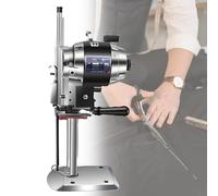 AETEREOS Máquina Cortadora de Tela, Cortadora de Tela Eléctrica Vertical con Cuchilla Recta, Cortadora de Tela Eléctrica Recta con Afilado Automático de Cuchillas, Grosor a Elegir No-lights-12