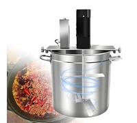 AETEREOS Mezclador Automático de Alimentos, Olla Caliente de Acero Inoxidable, Agitador de Salsa para Hoteles, Restaurantes y Fábricas de Alimentos 35L