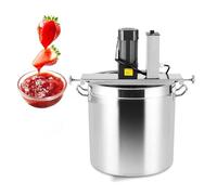 AETEREOS Olla Mezcladora Automática para Salsas-5 Tamaños (30L-50L) con Cuchillas Ajustables y Raspado Inferior | Equipo para Mermeladas/Rellenos-Compatible con Todo Tipo Fuentes Calor 50L