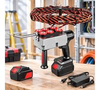 AETEREOS Pasacables Brushless, Extractor de Cables Eléctrico Automático | Motor sin escobillas, menor mantenimiento, tracción estable, paso por conductos complejos, 40 m/min rendimiento rápido