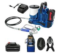 AETEREOS Pistola Pulverizadora de Pintura Inalámbrica Portátil, Cobertura Total de 360° y Gran Alcance, Pulverización Rápida para Pintura Doméstica y Profesional. 1battery