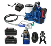 AETEREOS Pistola Pulverizadora de Pintura Inalámbrica Portátil, Cobertura Total de 360° y Gran Alcance, Pulverización Rápida para Pintura Doméstica y Profesional. 2battery