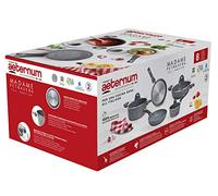 Aeternum Madame Petravera 3.0 - Batería de ollas y sartenes, Aluminio, aptas para inducción, 8 Piezas