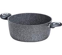 Aeternum Full Induction Madame Petravera 3.0 Cacerola (2 Asas), Aluminio, Apta para inducción, 28 cm, Metal, Gris