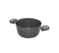 Aeternum, Petragres Ecosolution - Cacerola antiadherente, diámetro 20 cm, Full Induction, apta para inducción, revestimiento PFAS FREE, gris oscuro