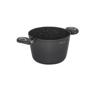 Aeternum, Petragres Ecosolution - Olla antiadherente, diámetro 24 cm, Full Induction, apta para inducción, revestimiento PFAS FREE, gris oscuro