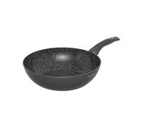 Aeternum, Petragres Ecosolution - Saltapasta con mango antiadherente, diámetro de 28 cm, Full Induction, apto para inducción, revestimiento PFAS FREE, gris oscuro