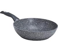 Aeternum Saltapasta Antiaderente, Adatto a Induzione Wok para saltear Pasta, Aluminio, Negro, 28 cm