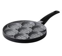 Aeternum Y00AGD0370 - Plancha para hamburguesas Petravera, antiadherente Petravera, diámetro 26 cm, línea Gli Speciali Petravera, color negro