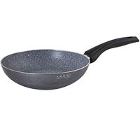 Aeternum Y0F3SP0280 Trudi Revolution Saltapasta (Wok) 28 cm, apta para inducción, aluminio, gris