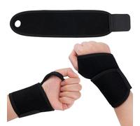 AetherAurora Muñequeras para deportes y uso diario, Ferula Tunel Carpiano, Muñequera Muñeca Abierta, Muñequera Pulgar, para Esguince de Dolor Muñeca, Tendinitis, Artritis, Protección Deportiva (Negro)