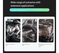 Aetluxery Adaptador de llave dinamométrica digital de alta resistencia, 2 pulgadas, rango de 2-200 Nm, medidor de par de precisión ± 2% con LED y alarma de zumbador, pantalla LCD, modos de pico y