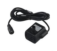 Aetluxery Bomba de agua sumergible para estanque de fuente de acuario, bomba anfibia alimentada por energía solar DC 12V sin escobillas con diámetro de descarga de 8 mm, salida de 200L/H-300L/H