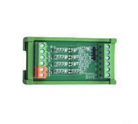 Aetluxery Convertidor de señal NPN PNP de 4 canales, procesador PLC de montaje en riel DIN de 0.8-24 V con aislamiento de acoplador óptico y salida de 200 mA por canal para control de automatización
