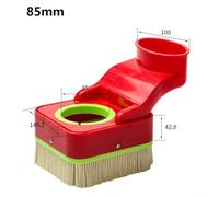 Aetluxery Cubierta antipolvo de doble puerta para máquina de grabado CNC Router de 80 mm, acero inoxidable y cepillo de nailon para aspiradora para carpintería, jade (65 mm)