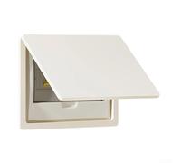 Aetluxery Cubierta de caja de medidor, cubierta para caja de medidor eléctrico y caja de corriente débil con diseño abatible para panel de distribución de sala de estar (A)