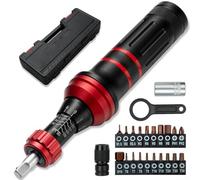 Aetluxery Destornillador de par ajustable de 10-80 pulgadas-lb con kit de brocas, destornillador mecánico para reparación electrónica y automotriz, mango ergonómico con doble (2-8 N.M)