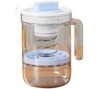 Aetluxery Filtro de yogur frío con 3 bolsas de malla reutilizables, separador de suero giratorio para yogur griego casero, separador giratorio de yogur cremoso de suero (azul)