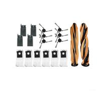 Aetluxery Kit de repuesto de 18 piezas para aspiradora robótica Mova Z60 Ultra/Pro con cepillo principal en forma de V, cepillos laterales, filtros HEPA, bolsas de polvo de gran capacidad