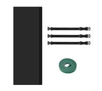 Aetluxery Manga de aislamiento de manguera de CA para aires acondicionados portátiles, 59 x 21 pulgadas, envoltura de conducto a prueba de calor, aislamiento térmico de triple capa para oficina en